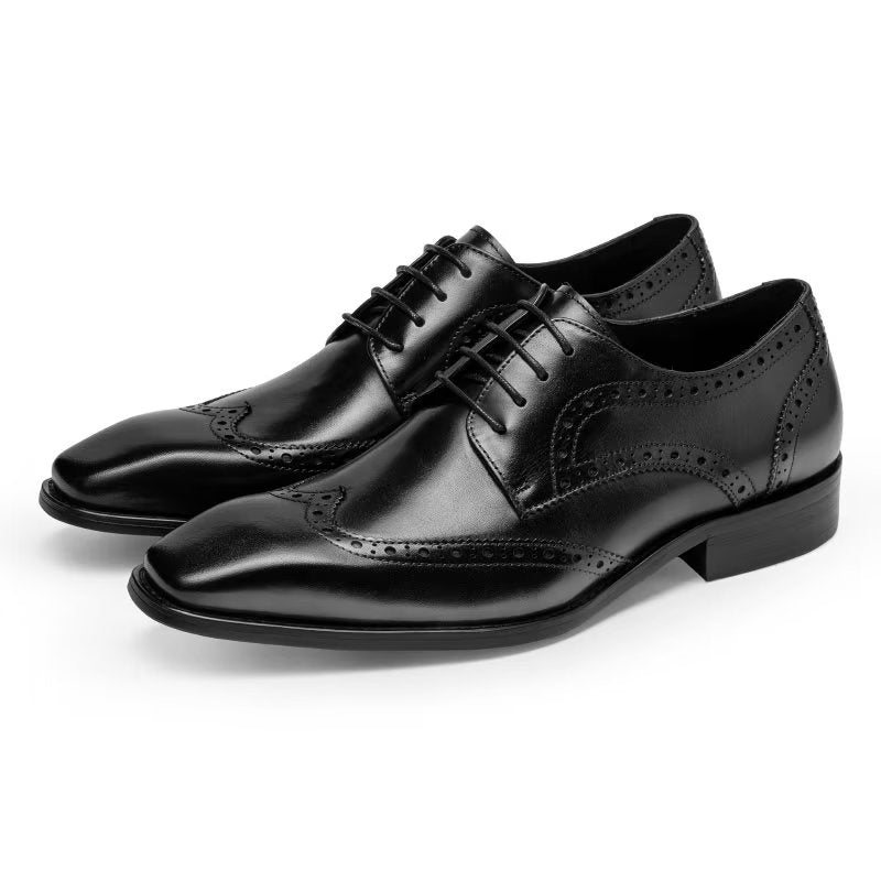 Miesten Juhlakengät Brogue Dress -kengät - Musta