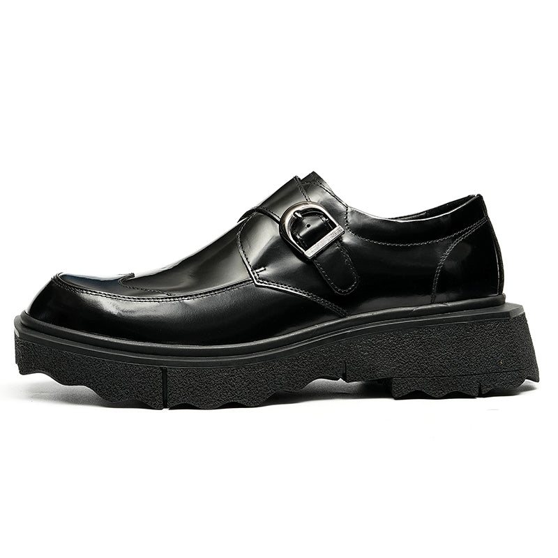 Miesten Juhlakengät Eksoottista Nahkaa Pukeutuvat Designer Wedding Brogues - Musta