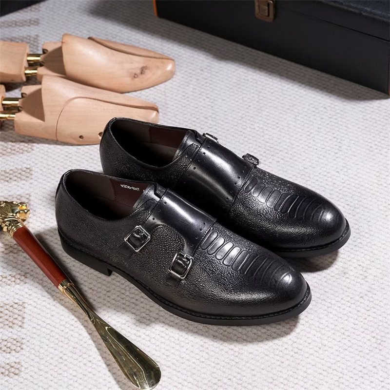 Miesten Juhlakengät Executive Style -nahkakengät - Musta