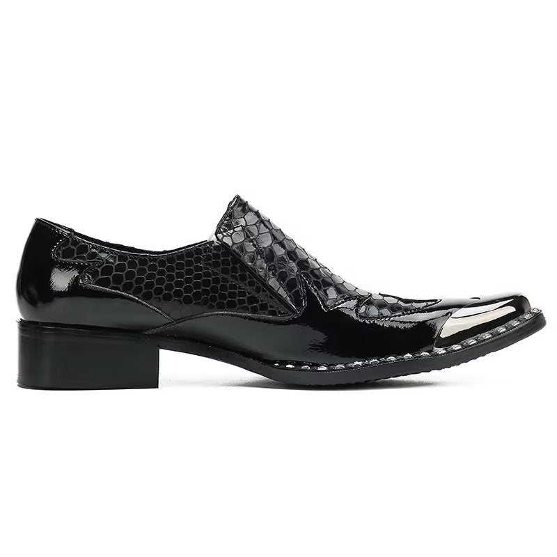 Miesten Juhlakengät Slip-on Mekkokengät - Musta