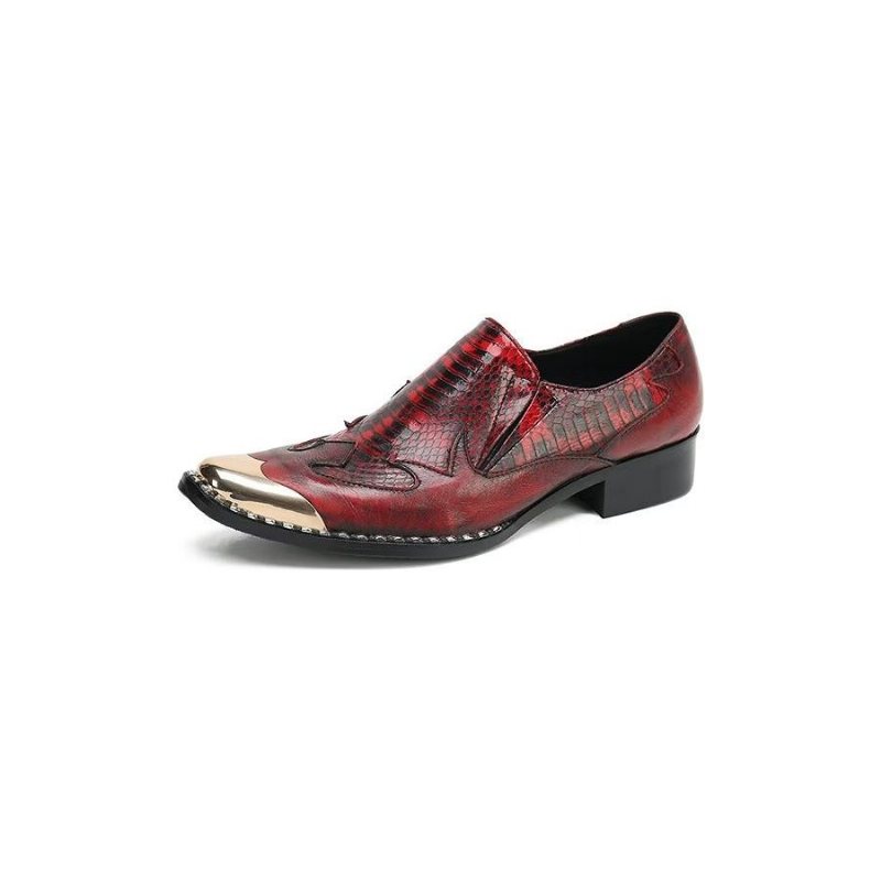 Miesten Juhlakengät Slip-on Mekkokengät - Punainen