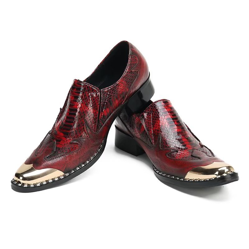 Miesten Juhlakengät Slip-on Mekkokengät - Punainen