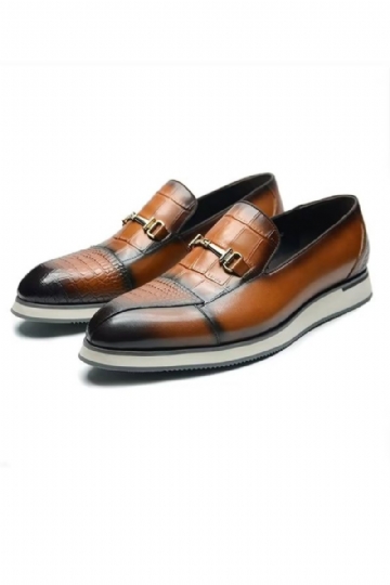Miesten Juhlakengät Tyylikkäät Slip-on Tyyliset Mekkokengät