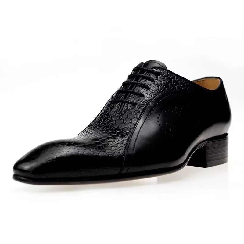 Miesten Juhlakengät Tyylikkäät Wedding Brogues - Musta