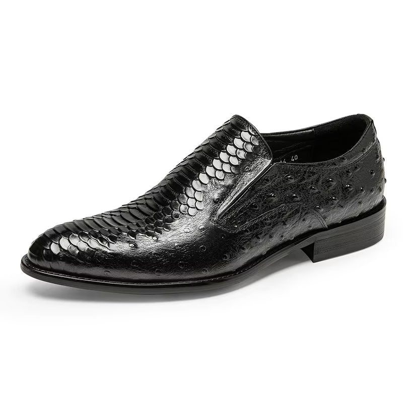 Miesten Juhlakengät Ylelliset Croctex-slip-on-jalkineet - Musta