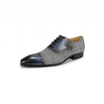 Miesten Juhlakengät Ylelliset Nahkaiset Tyylikkäät Brogue Wedding Oxford -kengät