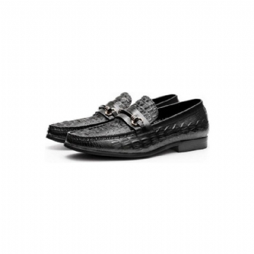 Miesten Loaferit Eksoottiset Nahkaiset Oxford-loaferit