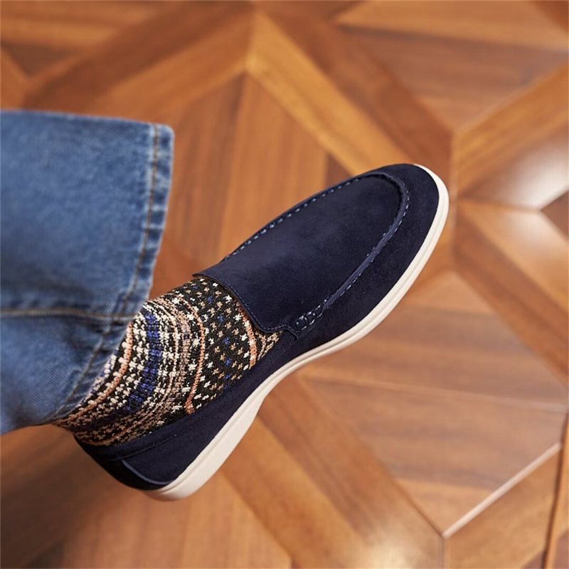 Miesten Loafers Nahka - Harmaa