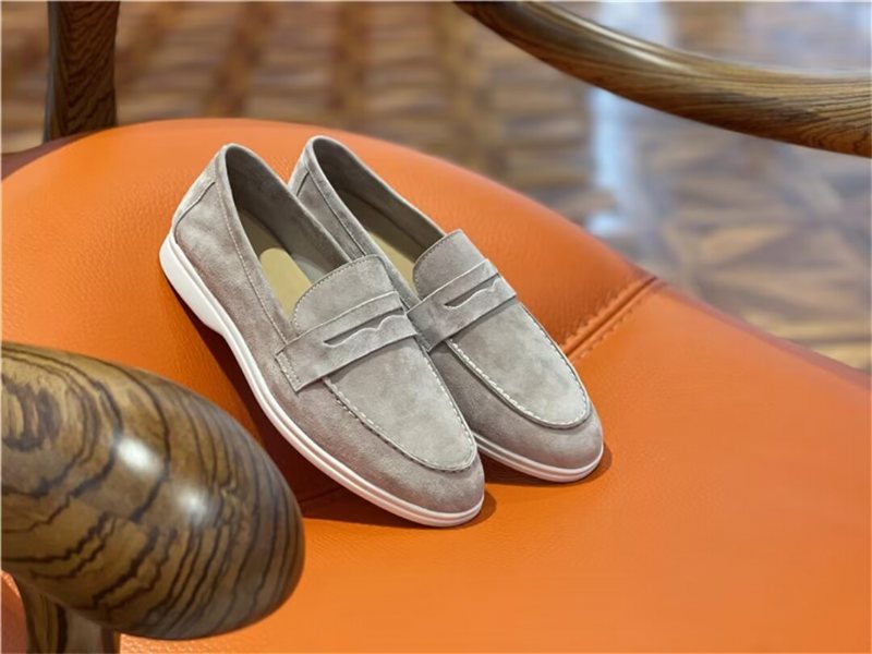 Miesten Loafers Premium Nahka - Kahvi