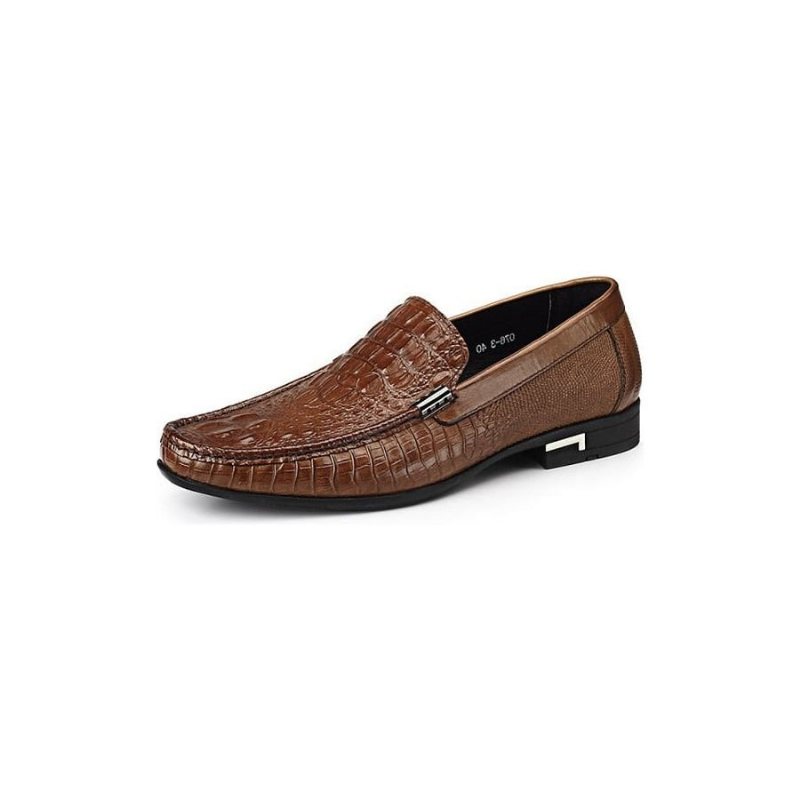 Miesten Loafers Vedenpitävät Slip-on Loafer-kengät - Kahvi