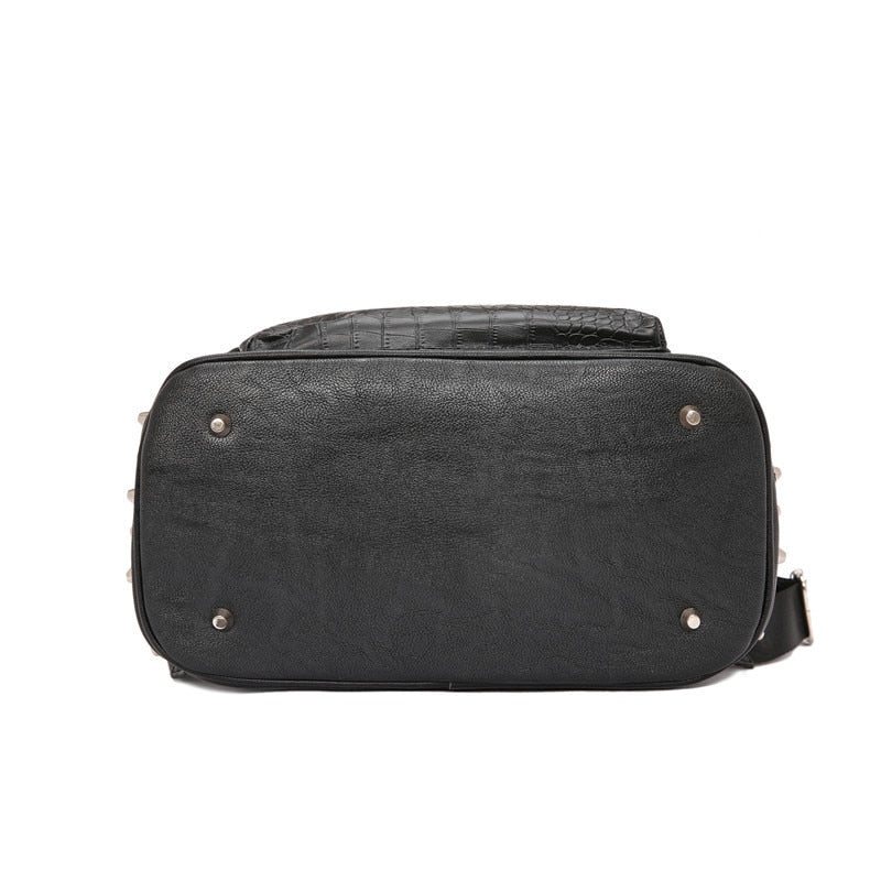 Miesten Reput Vetoketjuniitit Chic Handle Reppu - Musta