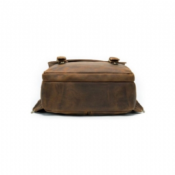 Miesten Reput Vintage Luxury Air Cushion -nahkareppu