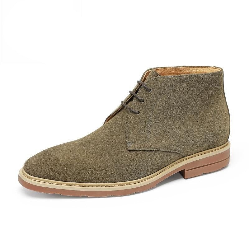 Miesten Saappaat Eksoottiset Design-nauhalliset Brogue-nilkkurit - Vihreä