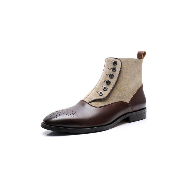 Miesten Saappaat Regal Alligator Texture Wingtip -nilkkurit