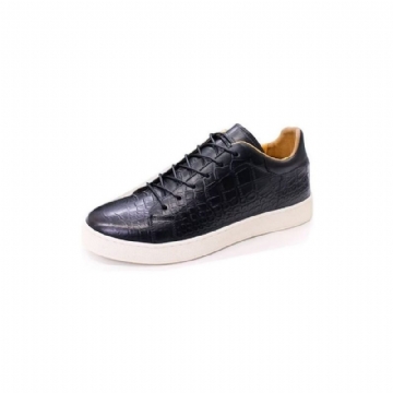 Miesten Vapaa-ajan Kengät Krokotiilinahkaiset Chic Croc Texture