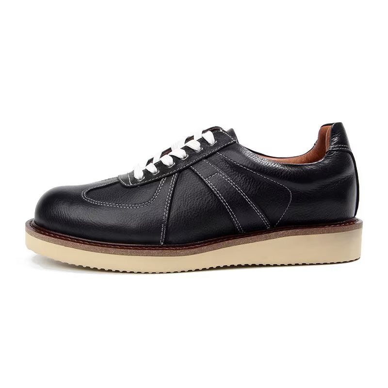 Miesten Vapaa-ajan Kengät Muodikkaat High Top Fashion -lenkkarit - Musta