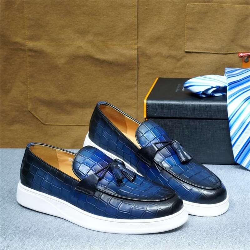 Miesten Vapaa-ajan Kengät Muodikkaat Slip-ons - Sininen