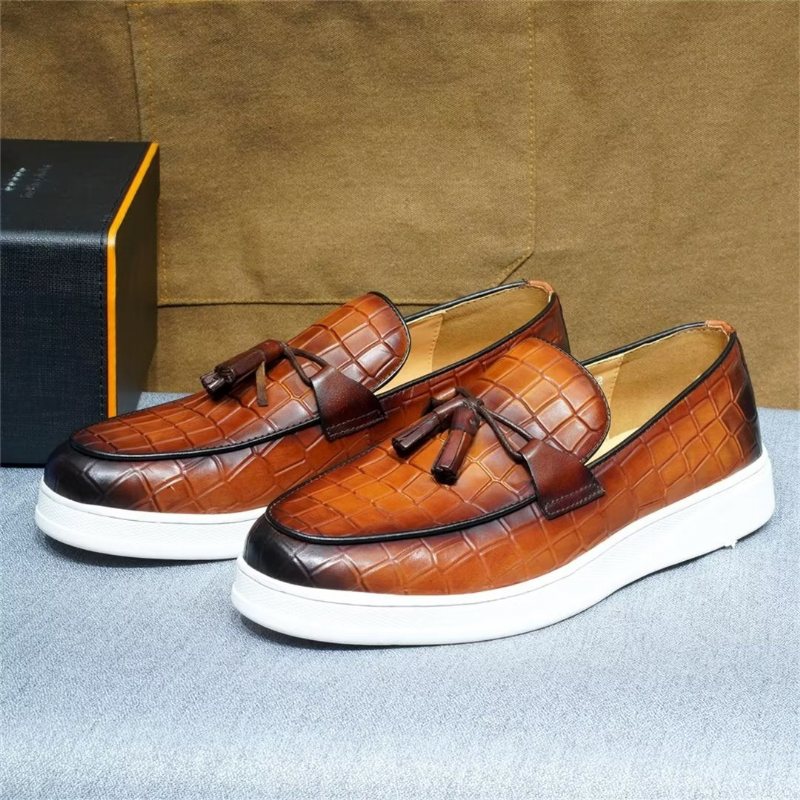 Miesten Vapaa-ajan Kengät Muodikkaat Slip-ons - Ruskea