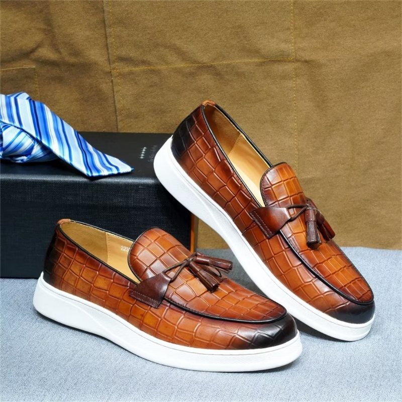Miesten Vapaa-ajan Kengät Muodikkaat Slip-ons - Ruskea